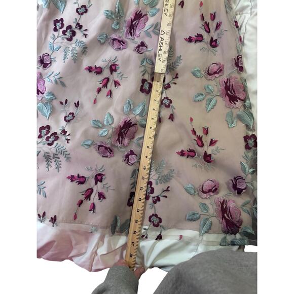 Jenny Yoo Collection Floral Embroidered Dress – Size 6 - Picture 12 of 12